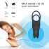 Aixiasia Hoody B - anillo para pene recargable control remoto silicona negro