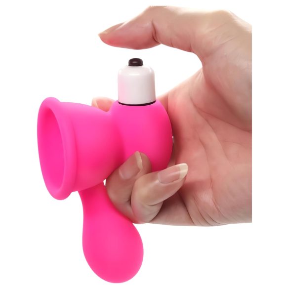 Aixiasia Bobo - succionador de pezones vibrador - silicona rosa