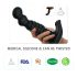 Aixiasia Abake - vibrador anal rotatorio (negro)