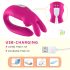 Aixiasia Hera - vibrador para parejas recargable con mando (rosa)