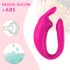 Aixiasia Hera - vibrador para parejas recargable con mando (rosa)