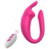 Aixiasia Hera - vibrador para parejas recargable con mando (rosa)
