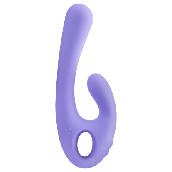 Nomi Tang Flex Bi - vibrador recargable con estimulador de clítoris (lila)
