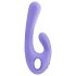 Nomi Tang Flex Bi - vibrador recargable con estimulador de clítoris (lila)