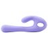 Nomi Tang Flex Bi - vibrador recargable con estimulador de clítoris (lila)