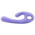 Nomi Tang Flex Bi - vibrador recargable con estimulador de clítoris (lila)