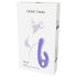 Nomi Tang Flex Bi - vibrador recargable con estimulador de clítoris (lila)