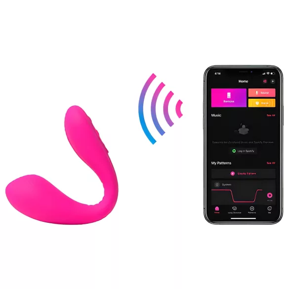 Lovense Dolce - Vibrador para parejas controlado por aplicación (rosa)