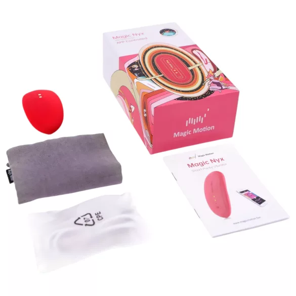 Magic Motion Nyx - vibrador para clítoris impermeable - color coral