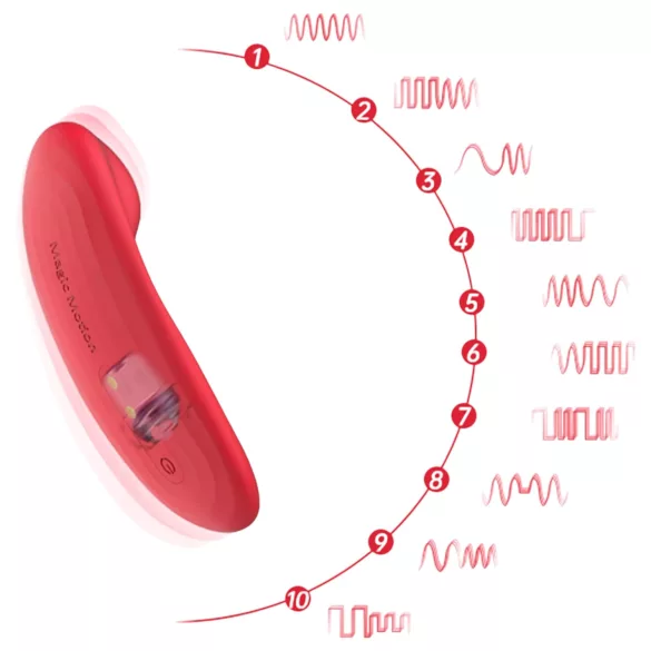 Magic Motion Nyx - vibrador para clítoris impermeable - color coral