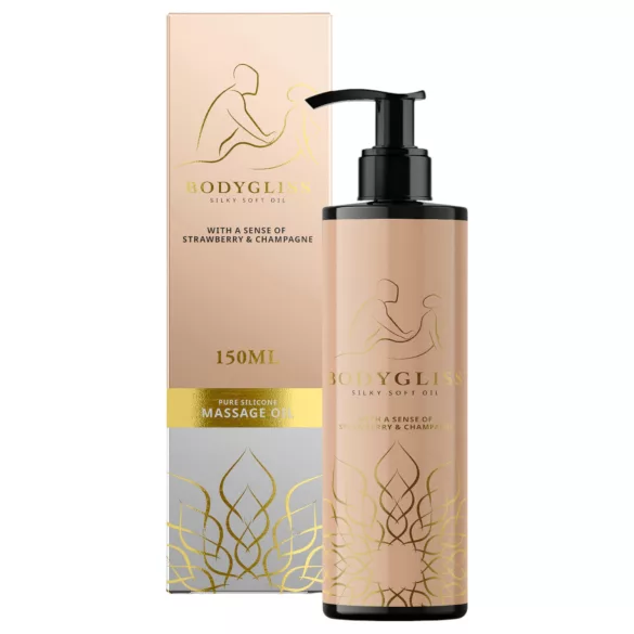 Bodygliss - aceite masaje y lubricante - sabor fresa - 150 ml