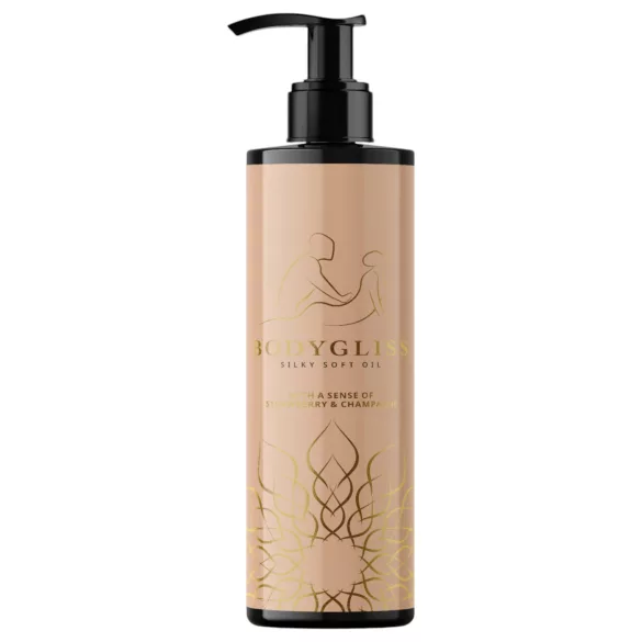Bodygliss - aceite masaje y lubricante - sabor fresa - 150 ml