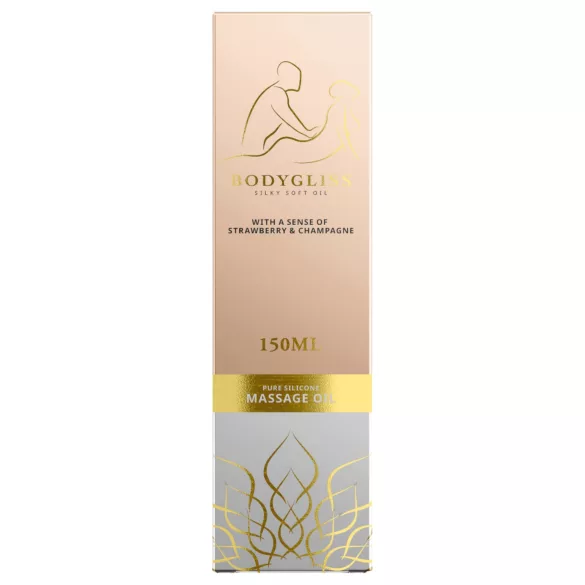 Bodygliss - aceite masaje y lubricante - sabor fresa - 150 ml