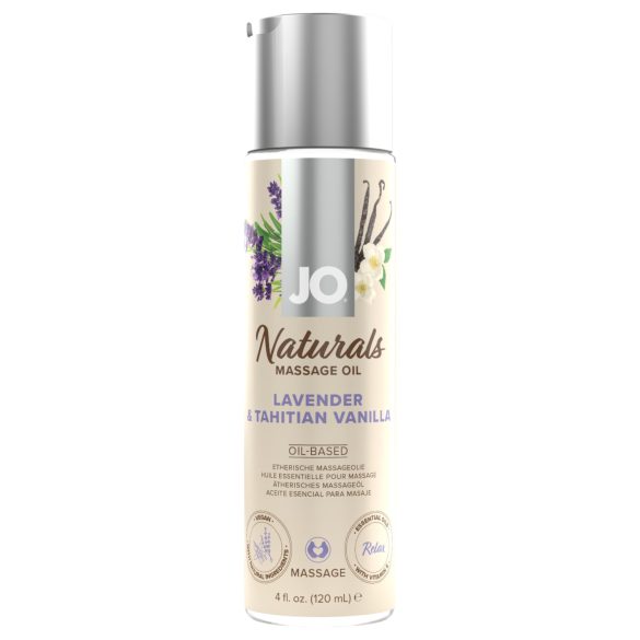System JO - aceite de masaje - lavanda y vainilla - 120 ml
