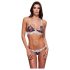 Baci - conjunto de sujetador floral de encaje