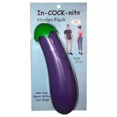   In-cock-nito - botella discreta forma de pene - silicona lila
