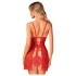 Obsessive Claussica - babydoll y tanga (rojo) - XL/XXL