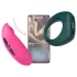 Magic Motion - vibrador para parejas - set doble - silicona rosa y verde