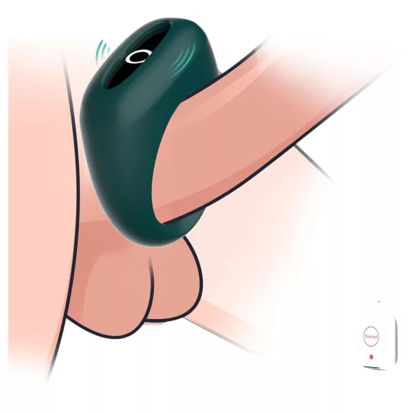 Magic Motion - vibrador para parejas - set doble - silicona rosa y verde