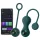 Magic Motion Crystal Duo - Bola china vibradora con control por app (verde)