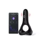 Magic Motion Rise - Anillo vibrador para el pene con control por app, para hombres (negro)