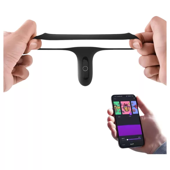 Magic Motion Rise - anillo vibrador para pene recargable inteligente - negro