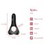 Magic Motion Rise - Anillo vibrador inteligente recargable (negro)