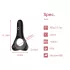 Magic Motion Rise - anillo vibrador para pene recargable inteligente - negro