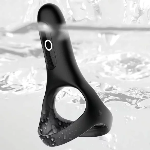 Magic Motion Rise - anillo vibrador para pene recargable inteligente - negro