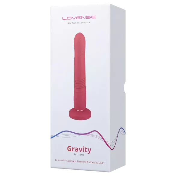 LOVENSE Gravity - vibrador con empuje recargable (rojo)