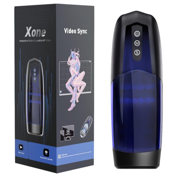 Magic Motion Xone - masturbador inteligente - silicona azul