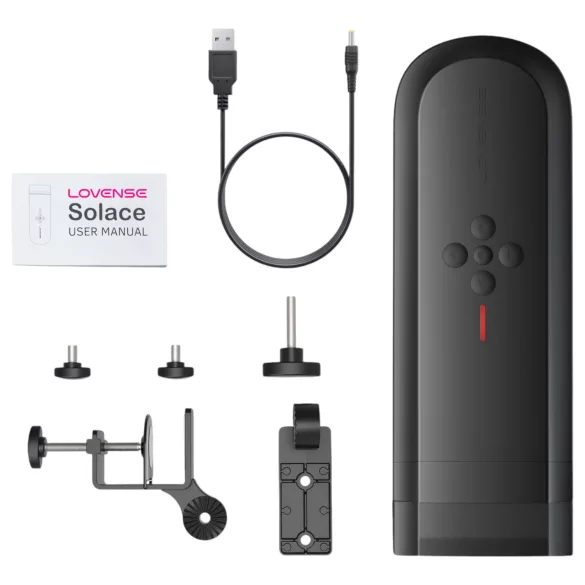 LOVENSE Solace - masturbador inteligente con movimiento arriba y abajo (negro)