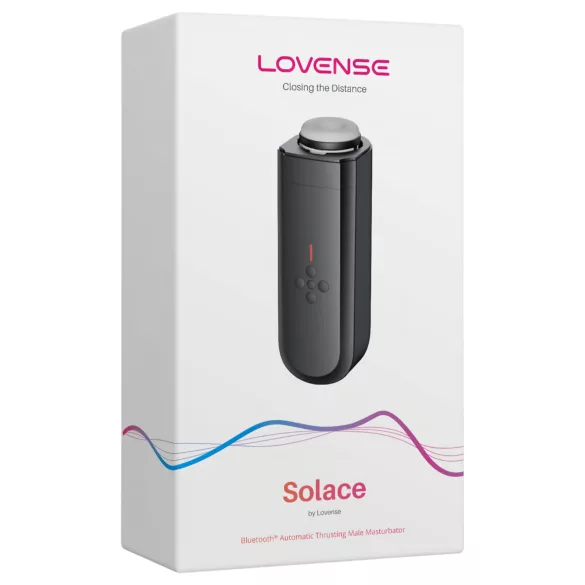 LOVENSE Solace - masturbador inteligente con movimiento arriba y abajo (negro)