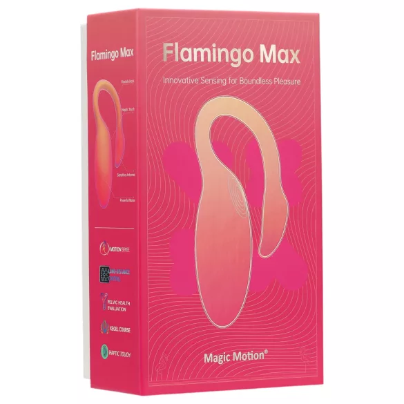 Magic Motion Flamingo Max - huevo vibrador inteligente - silicona naranja