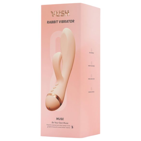 Vush Muse - vibrador recargable con estimulador de clítoris - resistente al agua