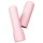Vush Pop Gloss - mini vibrador recargable impermeable - silicona rosa