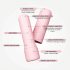 Vush Pop Gloss - mini vibrador recargable impermeable - silicona rosa