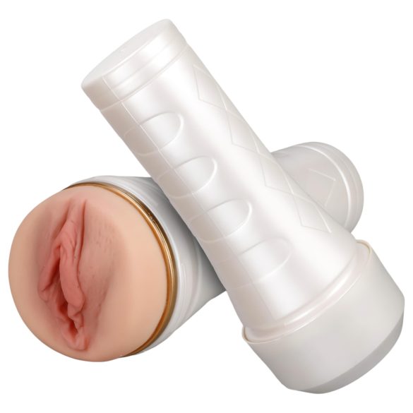 Tracy's Dog 3D Stroker - Funda Realista Vagina (Blanco-Natural)