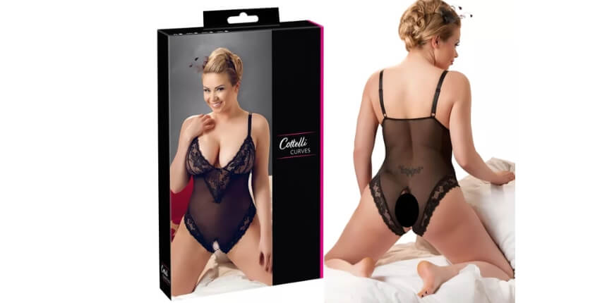 Cottelli Body de encaje talla grande