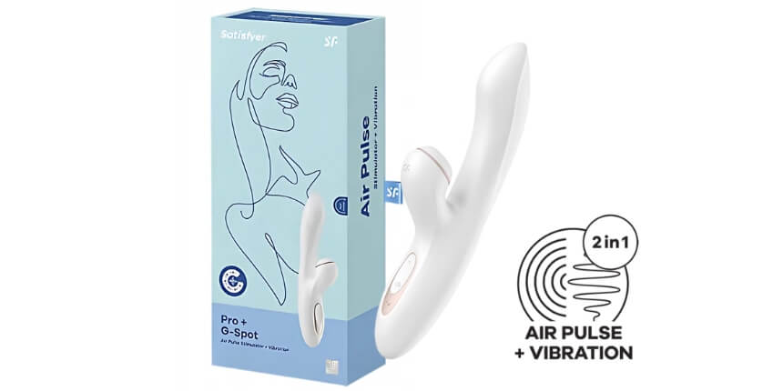 Satisfyer Pro+ G-Spot - Vibrador de Clítoris y Punto G