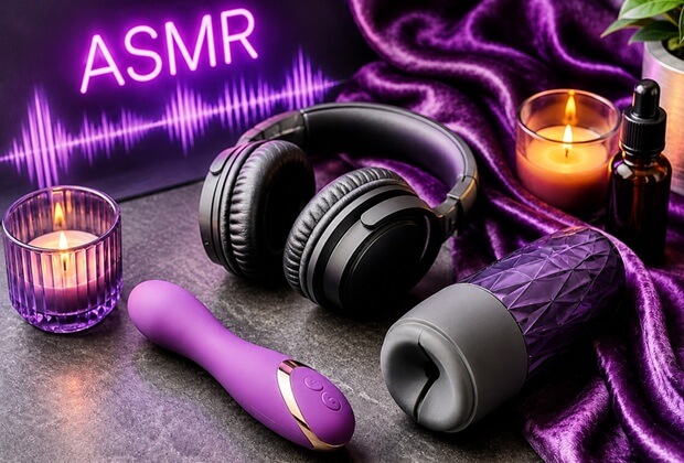 ASMR sexual: cómo usar el sonido, el tacto y los juguetes eróticos