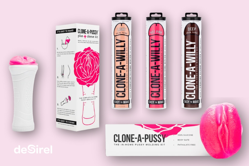 Clone a Willy & Clone a Pussy kit casero de dildo y masturbador | Sex Shop Desirel