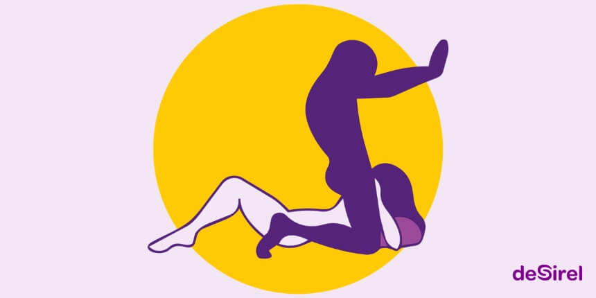 Postura sexual Cuida Cuellos con el cojín sexual Desirel Magic Pillow | Desirel.es Sex Shop