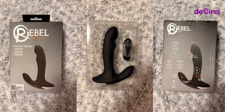 Reseña del Rebel Rotating Beaded Prostate Massager Vibrator | Desirel.es Sex Shop