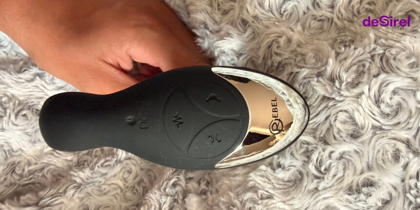 Masajeador prostático con bolas giratorias probado en potencia y comodidad | Desirel.es Sex Shop
