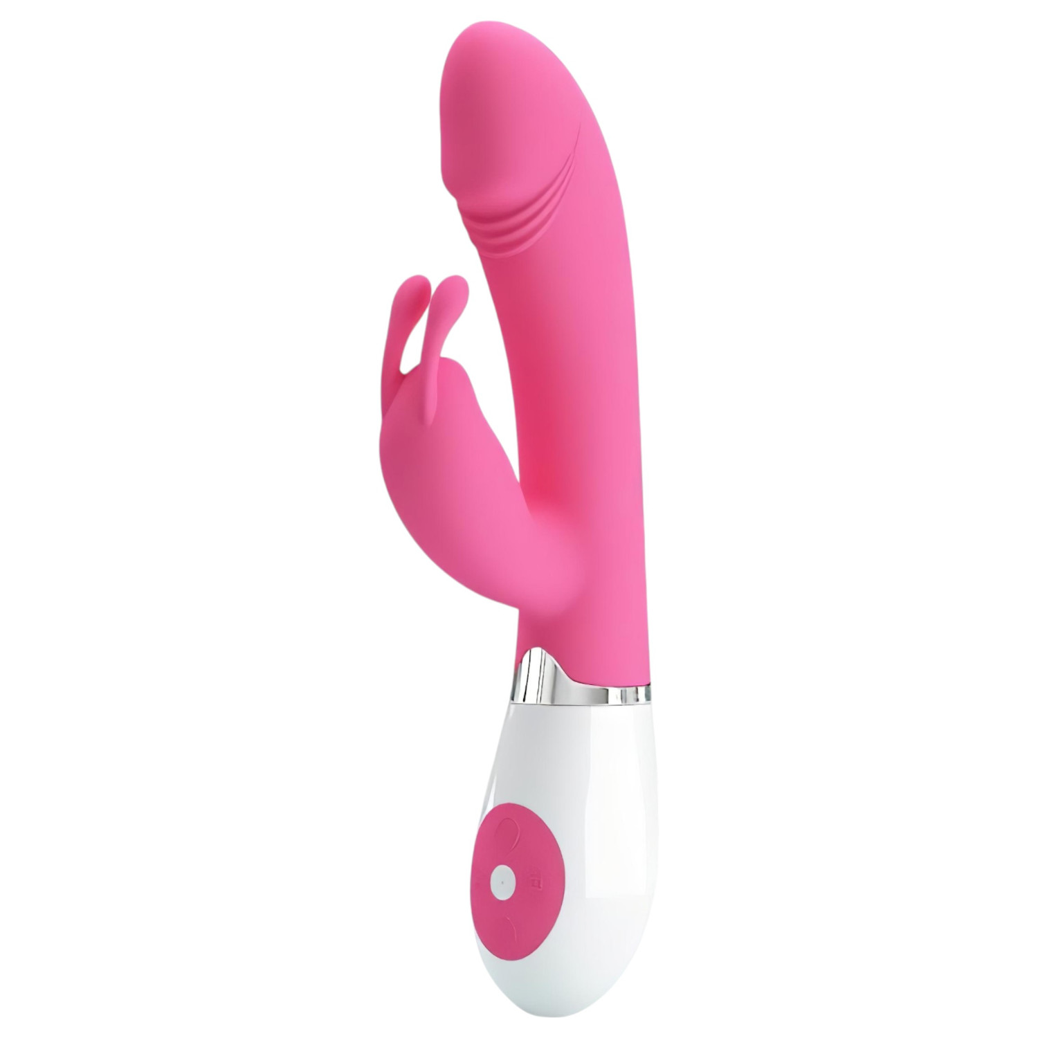 Pretty Love Gene - vibrador punto G impermeable - silicona rosa